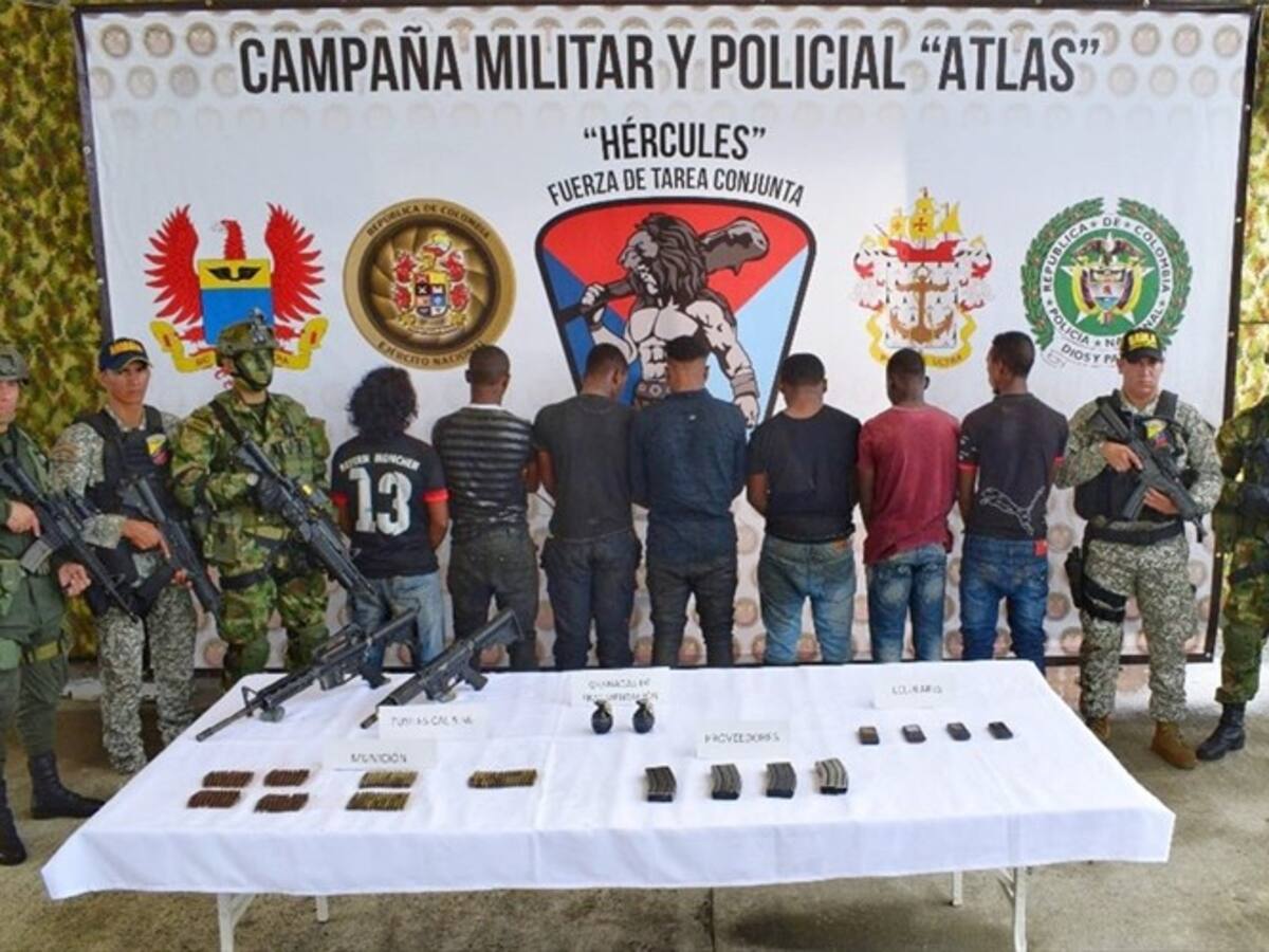Capturan a siete presuntos miembros de organización de alias Guacho