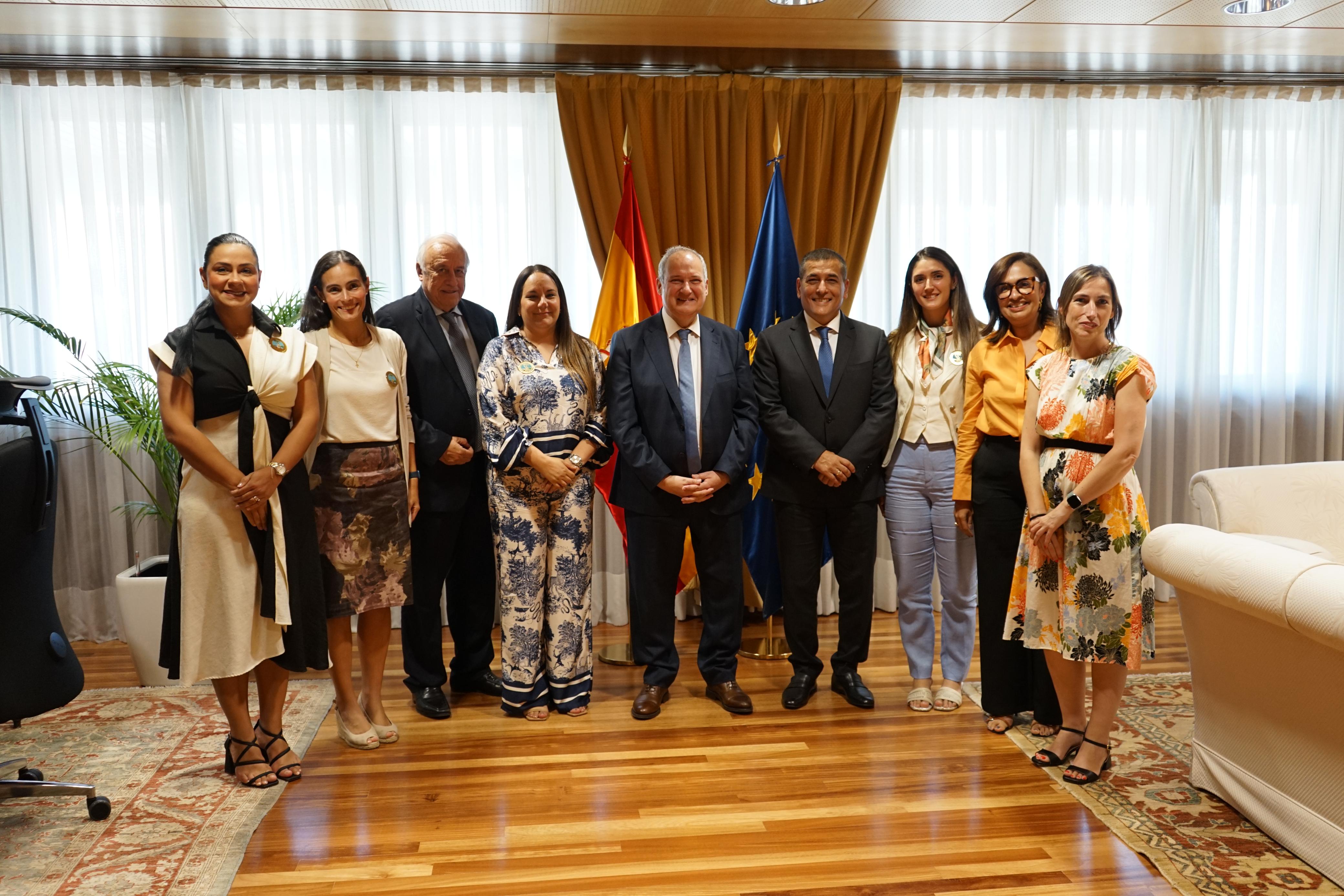 Alcalde de Cartagena Dumek Turbay culminó agenda en Madrid