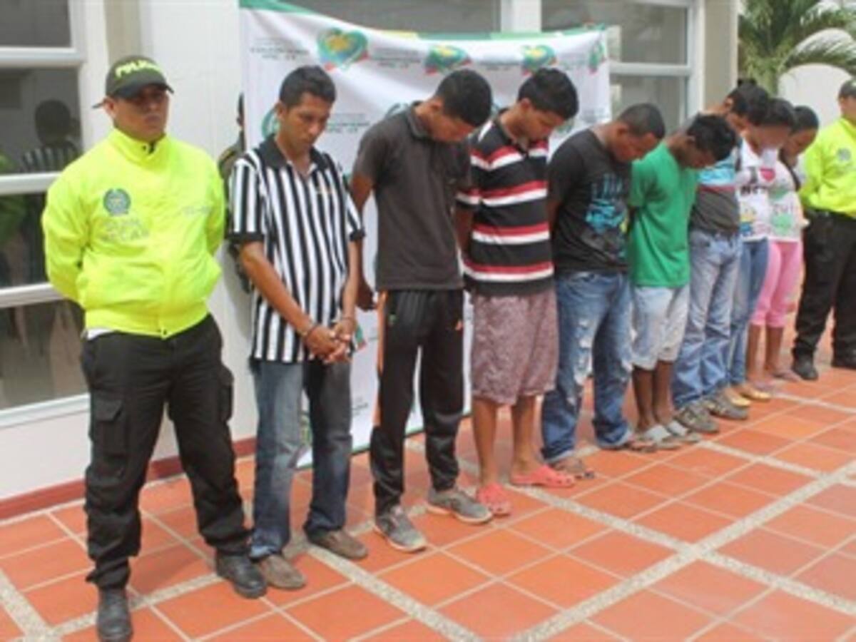 Policía de Cartagena desarticuló la banda de "Los Rastrojos Costeños"