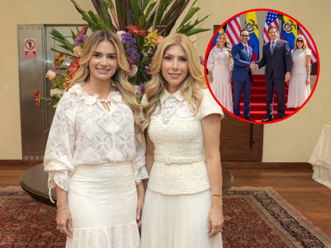 Jeannete Dousdebes, esposa de Marco Rubio, tiene familia colombiana: ¿De dónde son sus padres? Crédito: Cuenta de X @StateDept/Presidencia Colombia