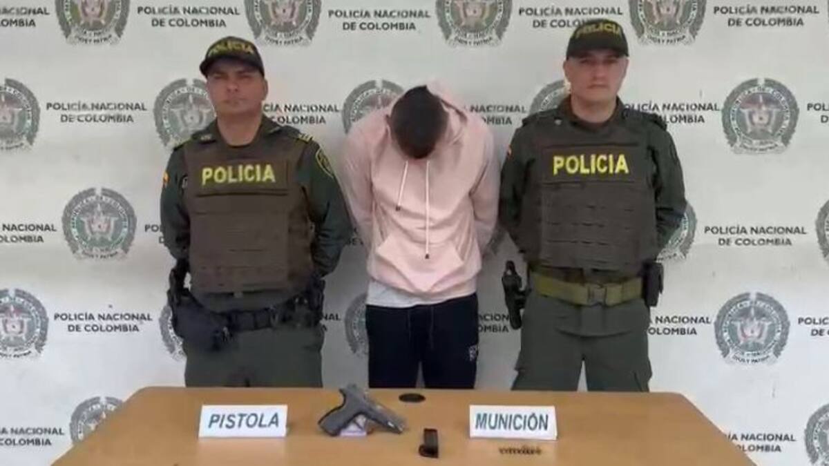 Cayó en Pereira alias ‘Cala’, temido sicario al servicio de ‘Cordillera’