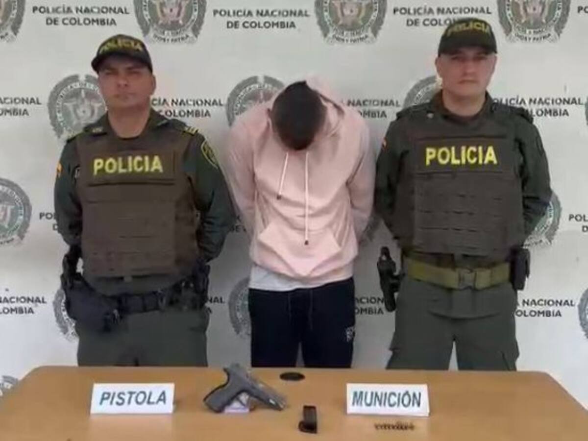 Cayó en Pereira alias ‘Cala’, temido sicario al servicio de ‘Cordillera’