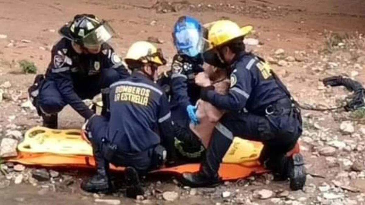 Creciente súbita del Rio Neiva, por poco cobra la vida de dos menores en el Huila
