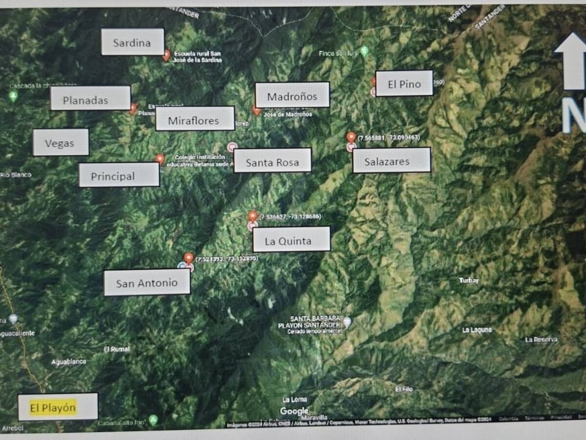 Destinan $4.781 millones para mejorar escuelas rurales en El Playón, Santander