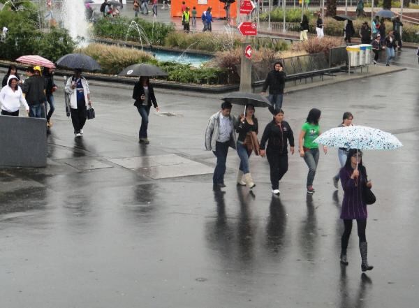 Lluvias en Colombia.