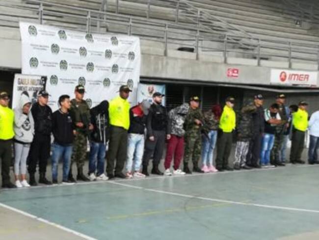 17 delincuentes capturados en el oriente de Antioquia