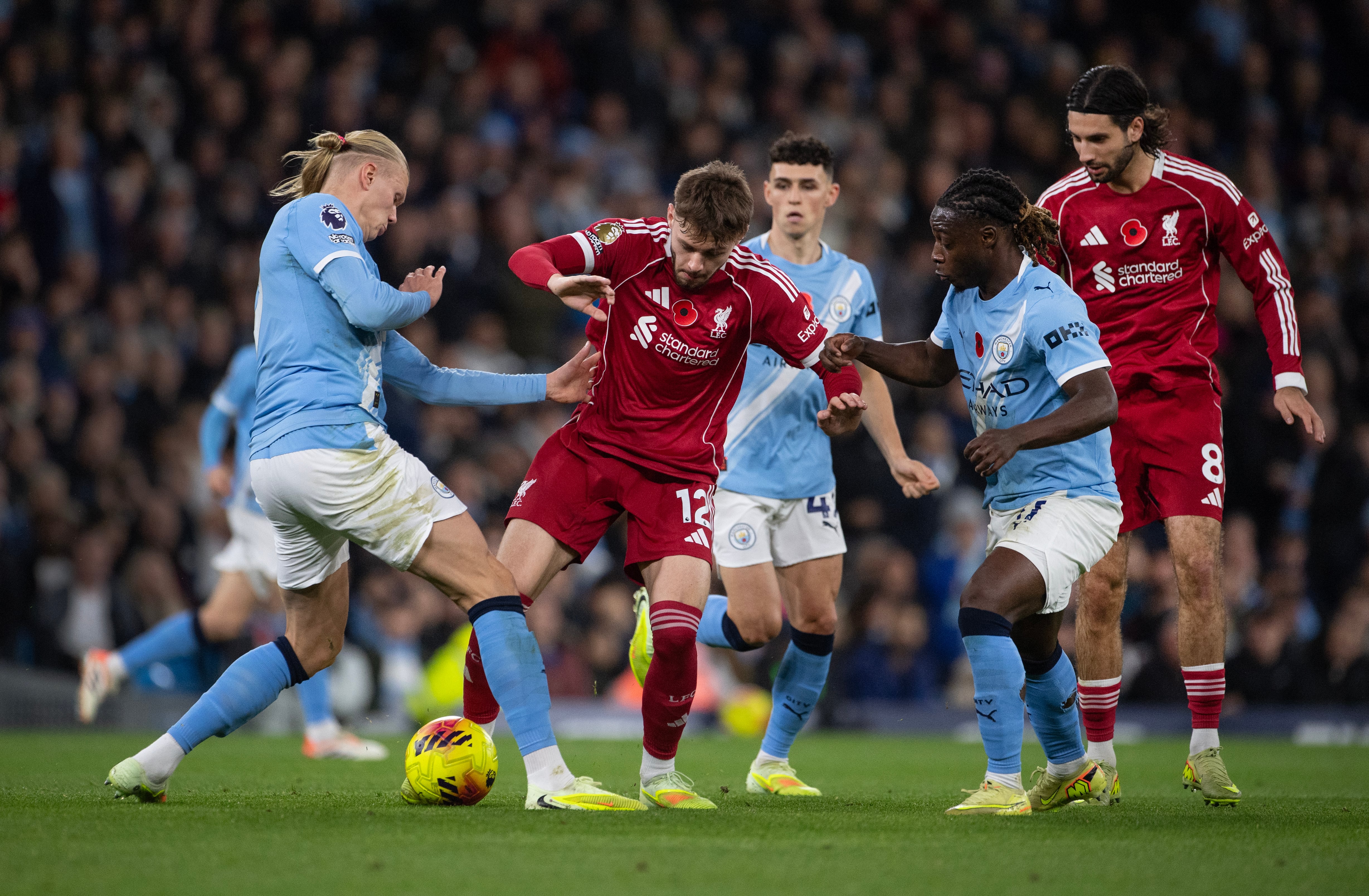 Liverpool y Manchester City protagonizan el mejor partido de la fecha 25 de la Premier League. (Photo by Visionhaus/Getty Images)