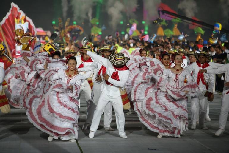 Cierre de los Centroamericanos, Barranquilla.