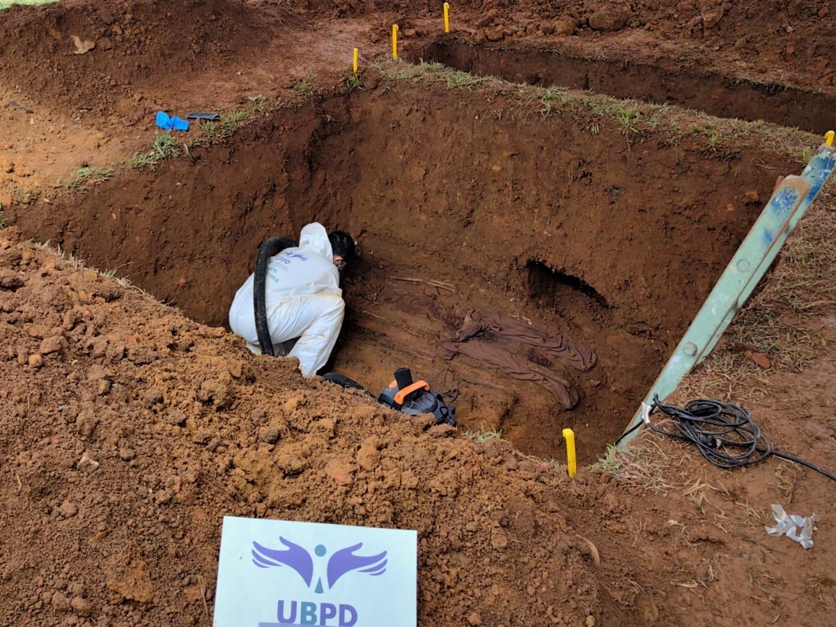 La Unidad de Búsqueda recuperó seis cuerpos de personas desaparecidas en cementerio de Frontino