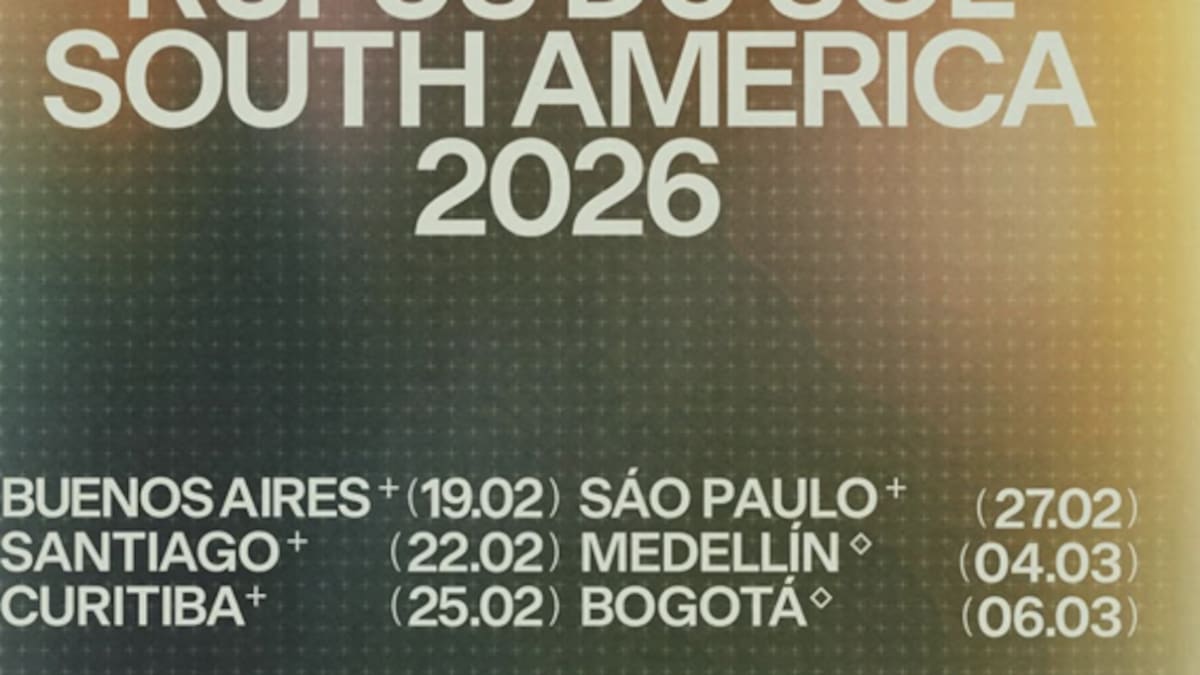 RÜFÜS DU SOL regresa a Bogotá con su show más envolvente