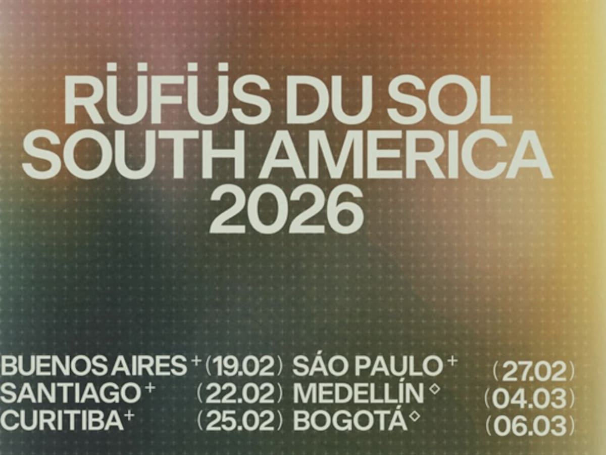 RÜFÜS DU SOL regresa a Bogotá con su show más envolvente