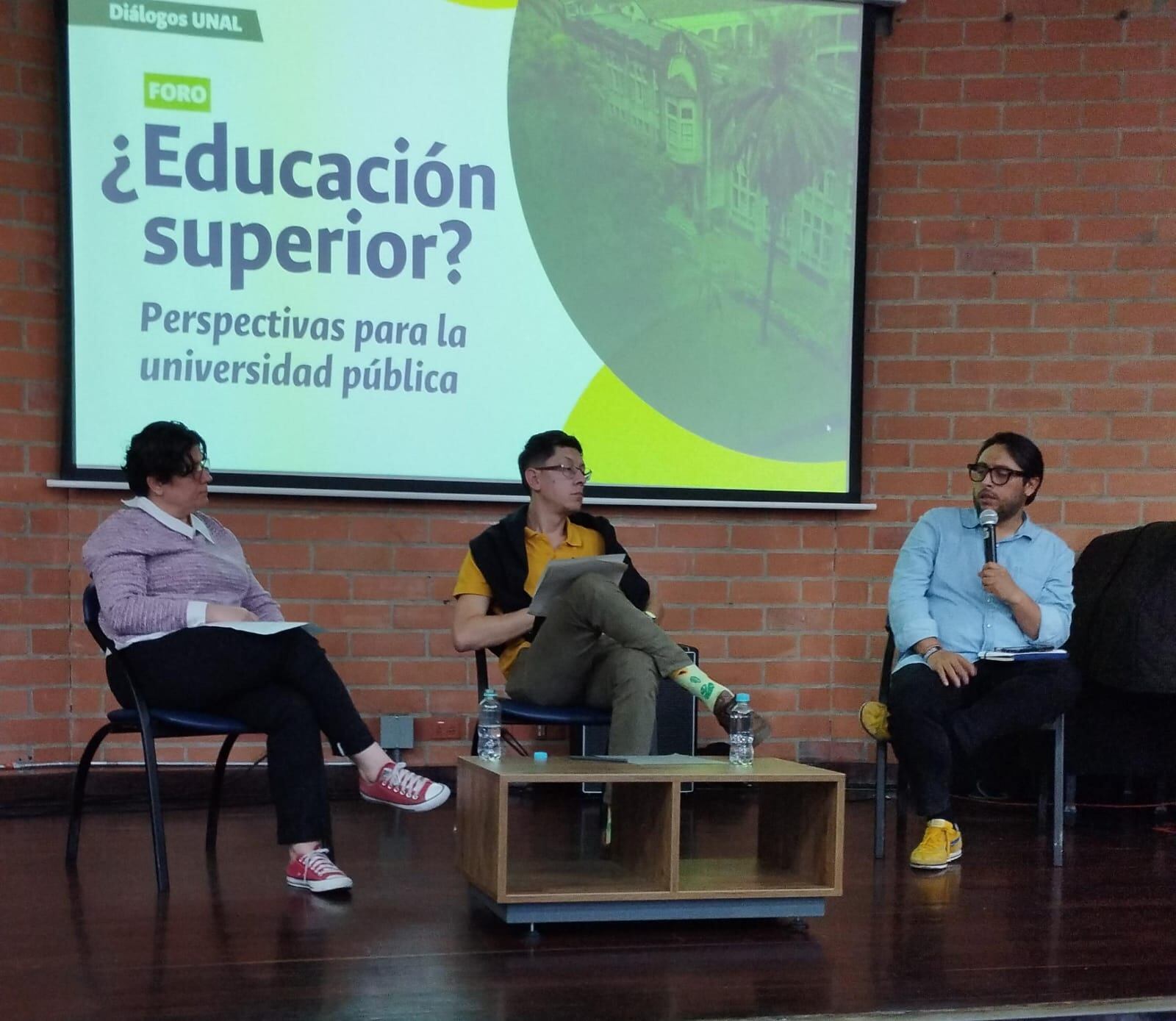 Ministro de Educación en la Universidad Nacional sede Medellín. Foto: Caracol Radio.