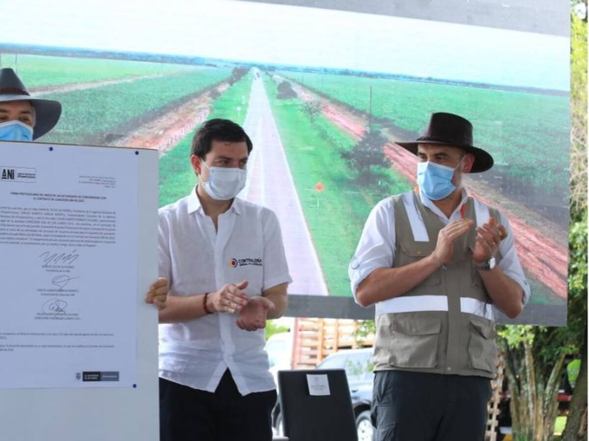 Se reactivaron obras del proyecto Malla Vial del Meta