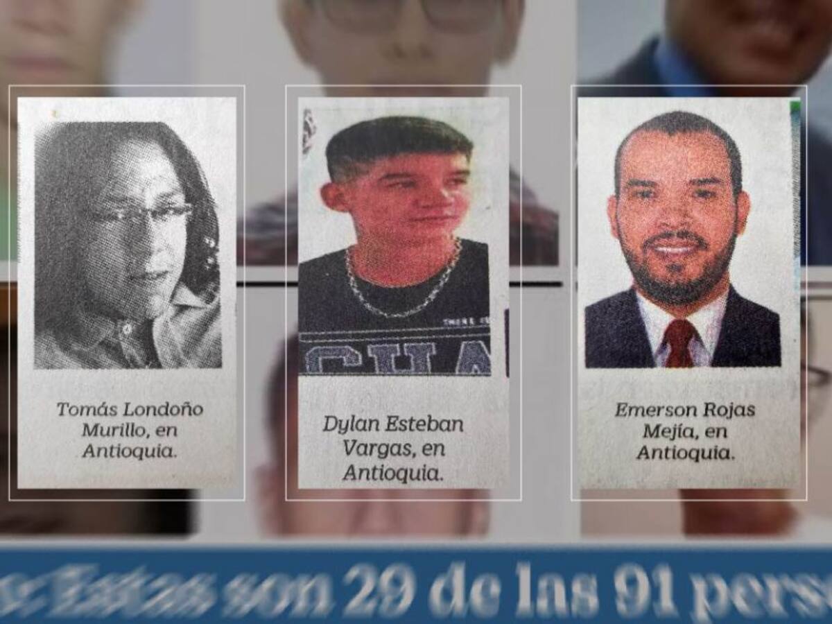 Las inconsistencias de la Fiscalía sobre desaparecidos en Antioquia