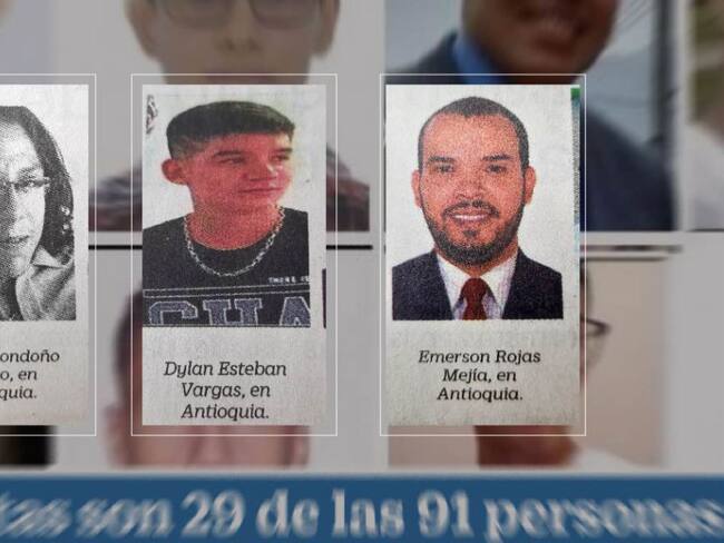 Las inconsistencias en los datos que entregó la Fiscalía sobre desaparecidos en Antioquia
