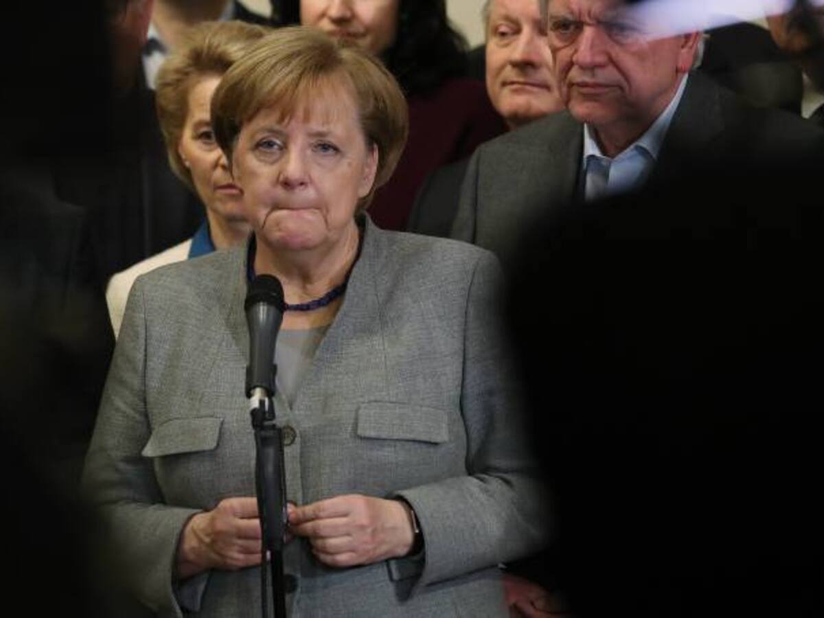 Angela Merkel en problemas al no poder formar gobierno en Alemania