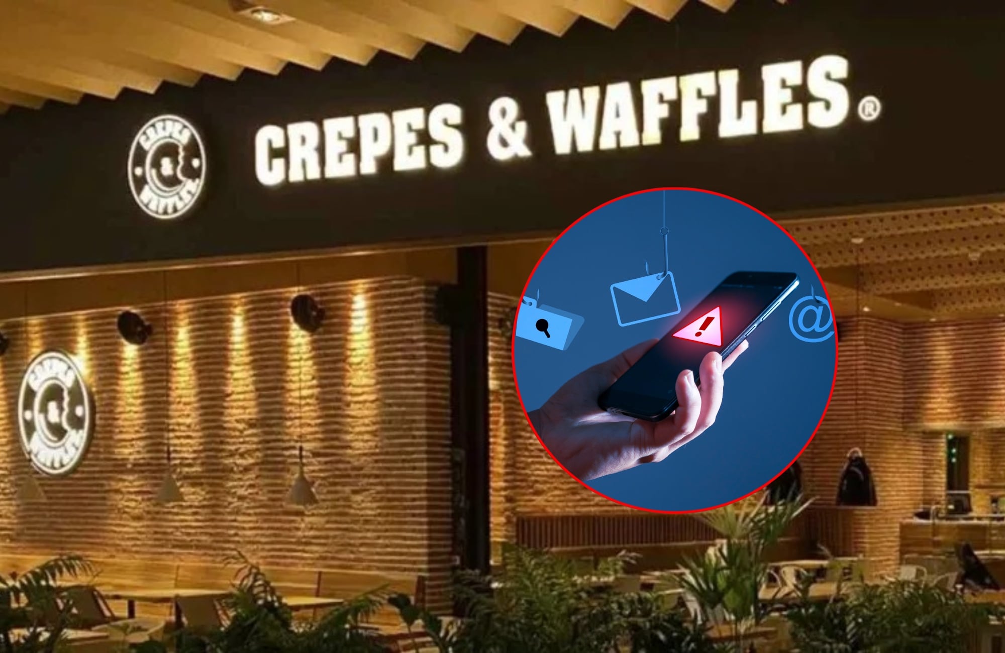 Crepes & Waffles envió alerta por estafas a su nombre para el Día de la Madre. Foto: Crepes & Waffles y Getty Images.