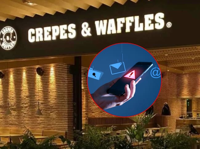 Crepes & Waffles envió alerta por estafas a su nombre para el Día de la Madre. Foto: Crepes & Waffles y Getty Images.