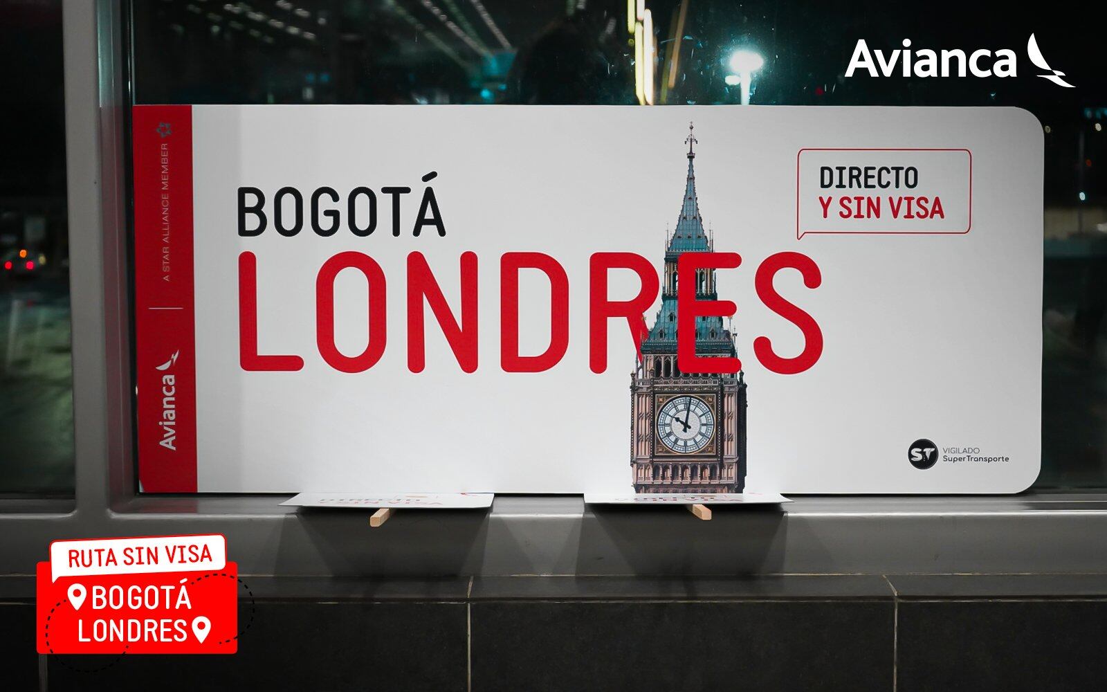 Los vuelos directos entre Bogotá y Londres los adelanta la aerolínea Avianca. (Foto: Avianca)