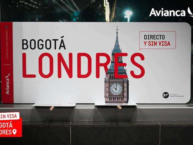 Los vuelos directos entre Bogotá y Londres los adelanta la aerolínea Avianca. (Foto: Avianca)