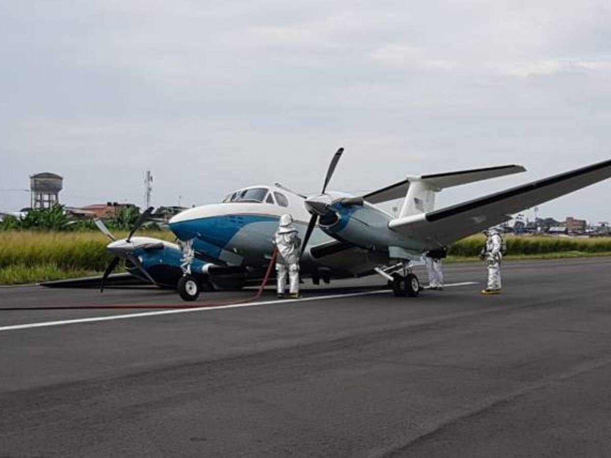 Avión con personal de embajada de EE.UU. aterrizó de emergencia en Tumaco