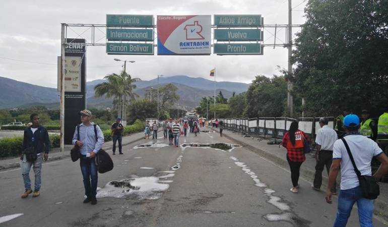 Puente internacional Simón Bolívar abierto durante elecciones
