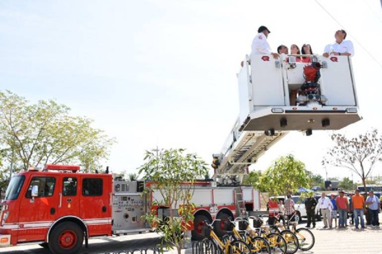 Cuerpo de bomberos del Atlántico / Foto tomada de @elsanoguerabaq