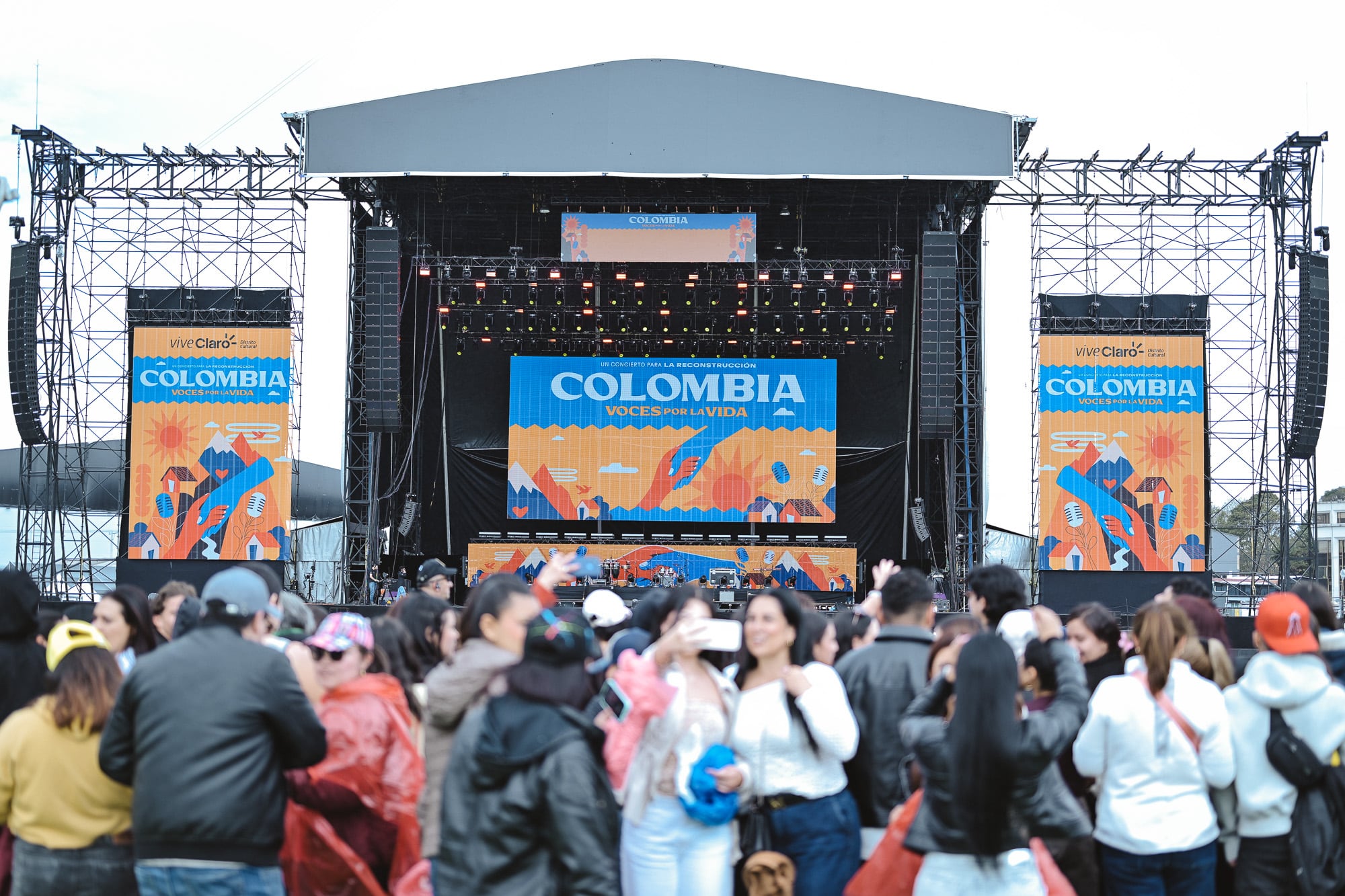 Concierto Voces por la Vida recaudó más de 11 mil millones de pesos. Foto: Vive Claro.