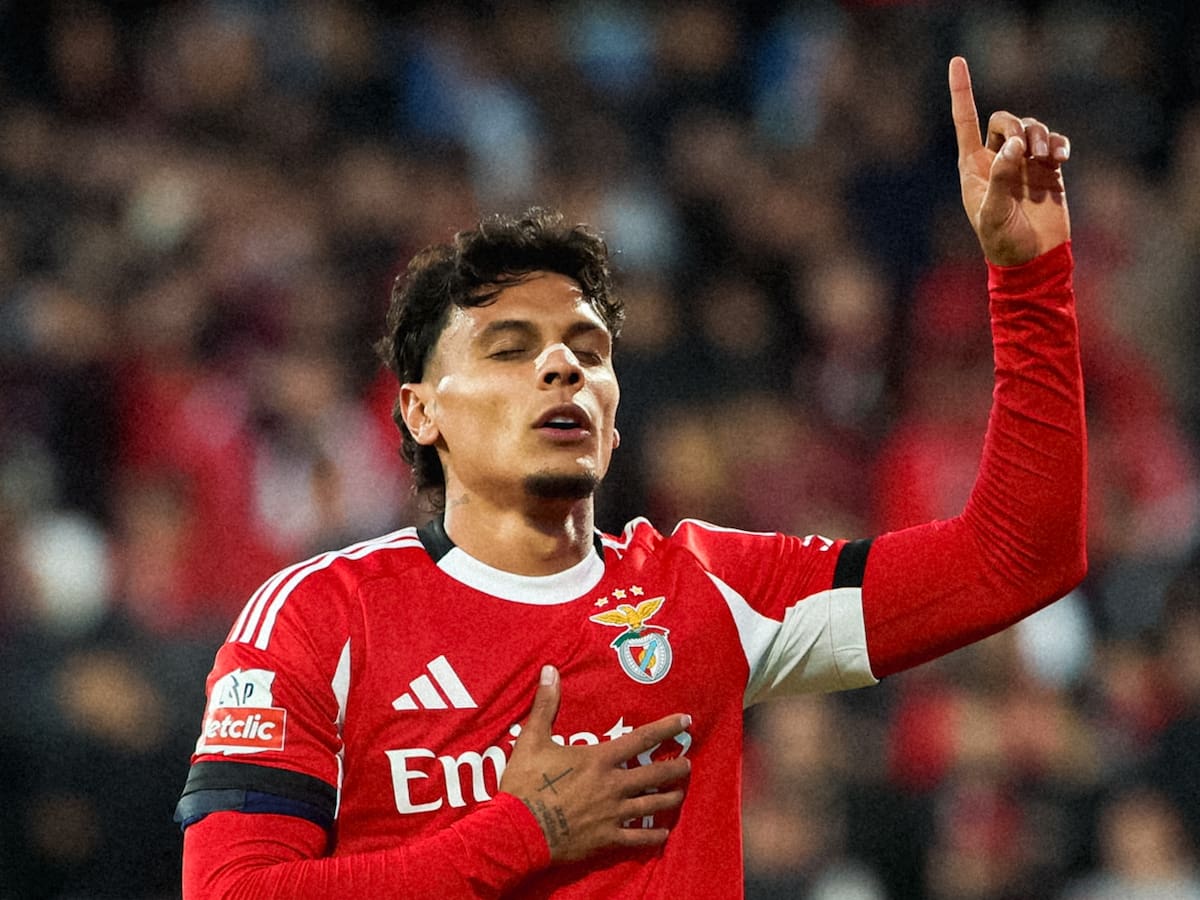 Richard Ríos marca y Benfica golea: sin embargo no bastó y el equipo irá a Europa League