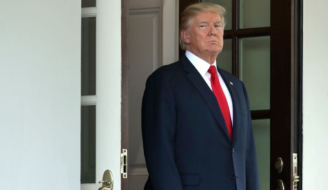 El saliente presidente de los Estados Unidos, Donald Trump.