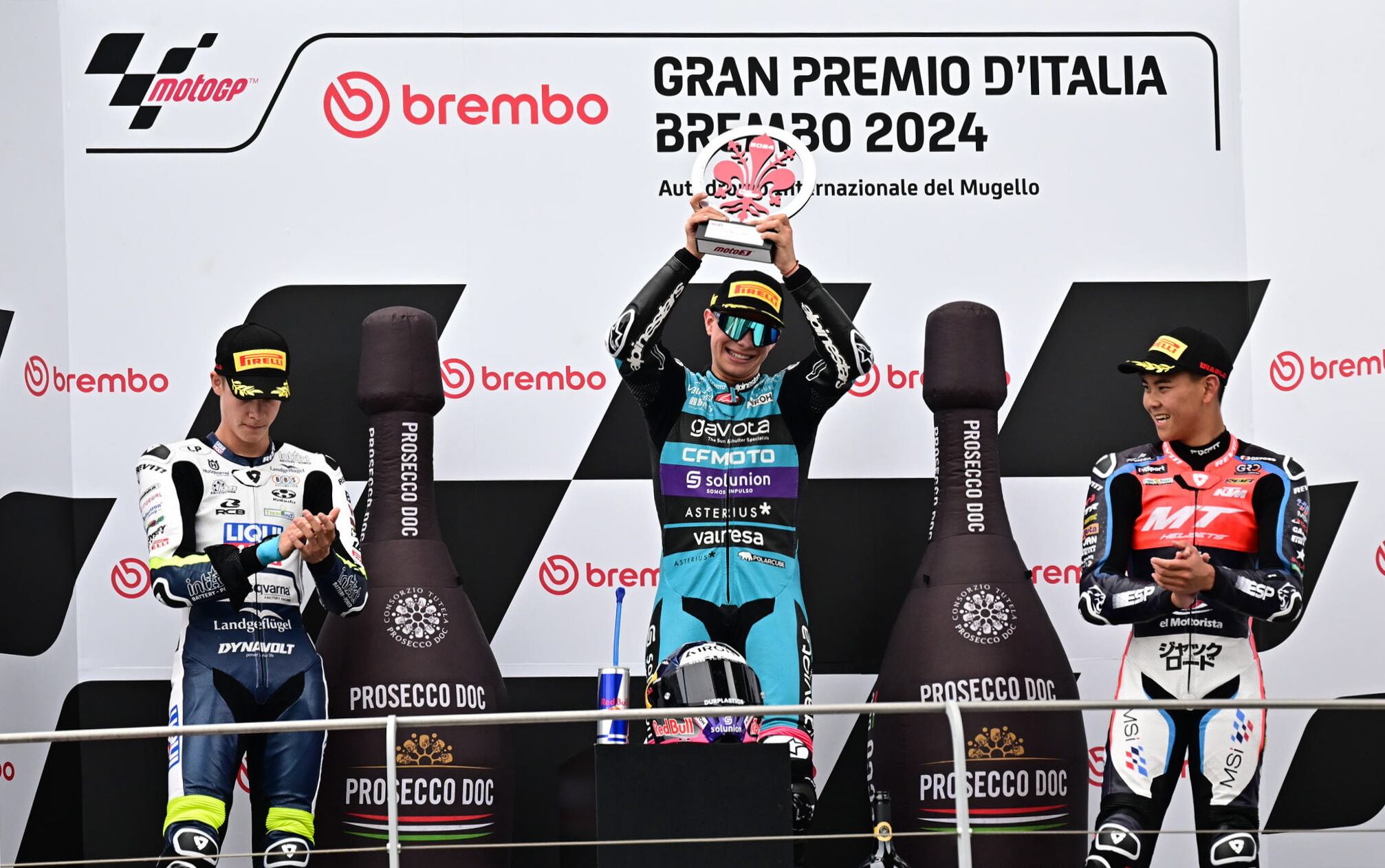 David Alonso logró su quinta victoria en la temporada en Moto 3