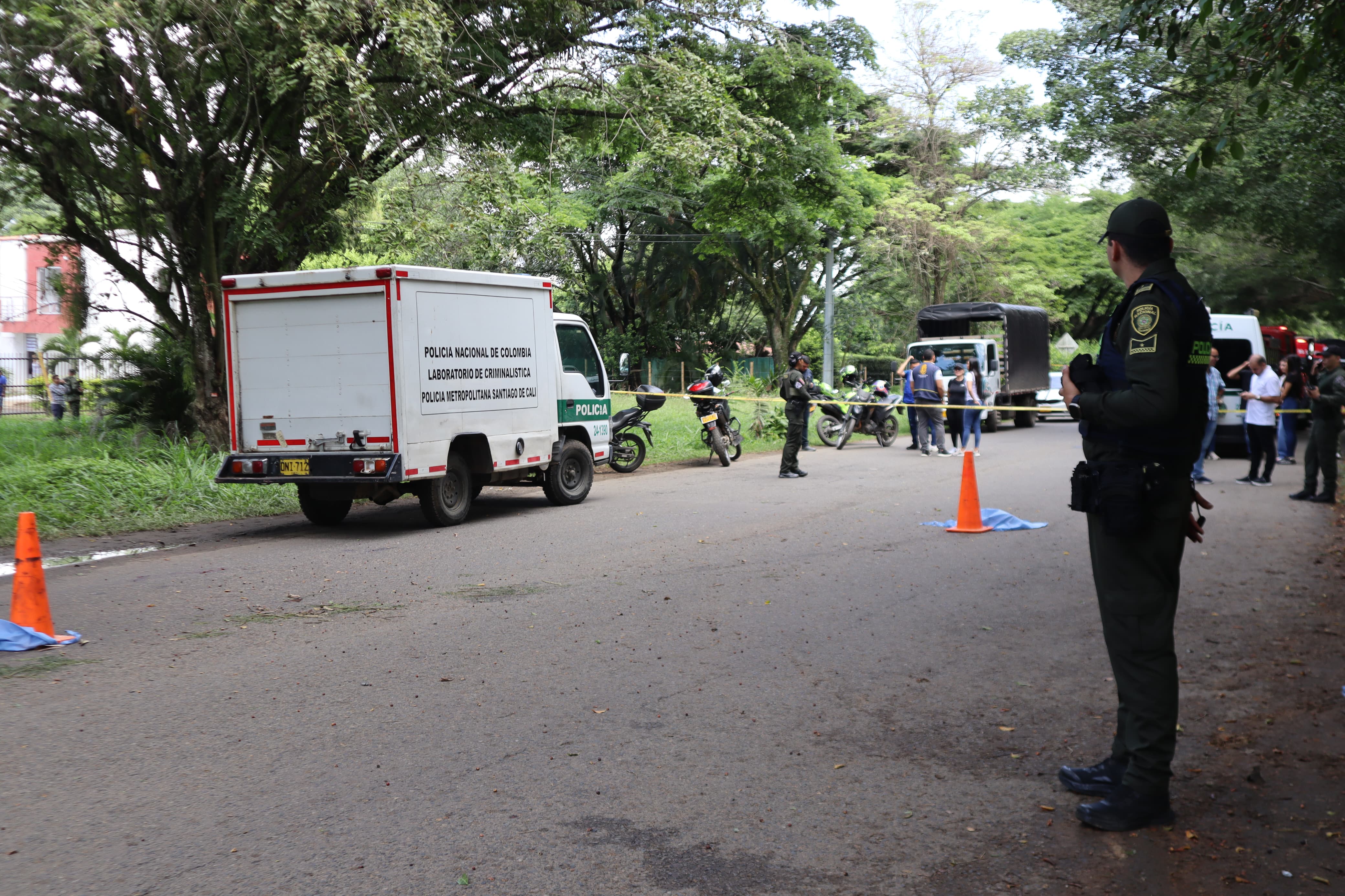 Atentado terrorista Jamundí, Valle - Policía