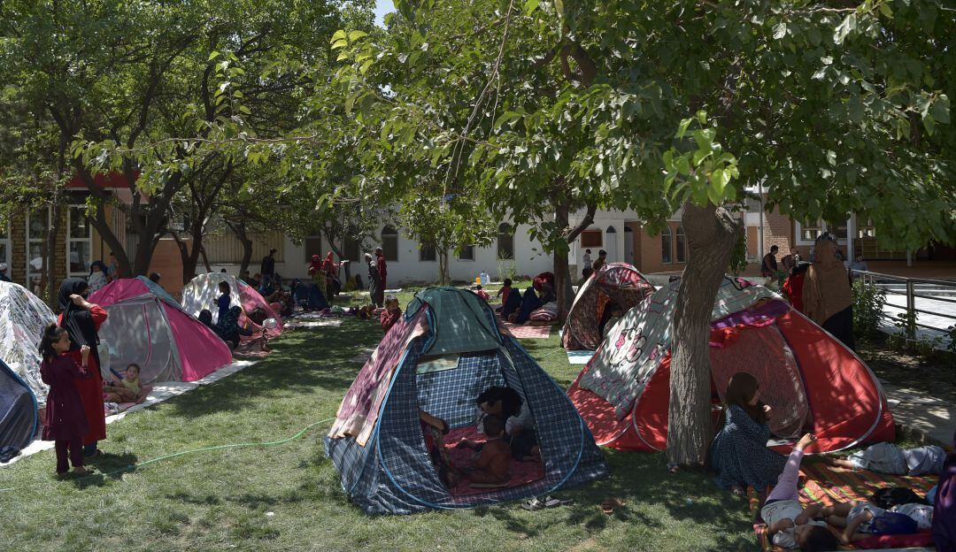 Refugiados en Afganistán 