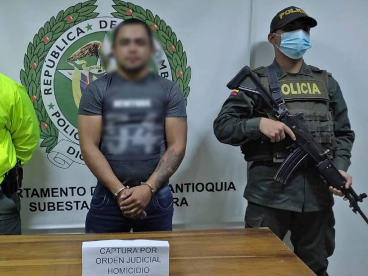 Capturado presunto responsable de un doble homicidio en Betulia