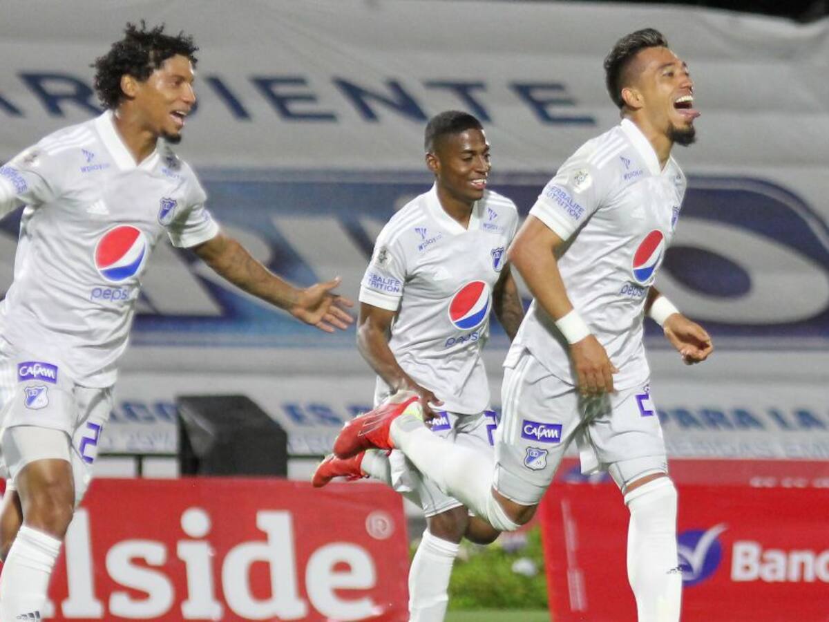 Fernando Uribe sigue su racha y Millonarios derrota al Pasto