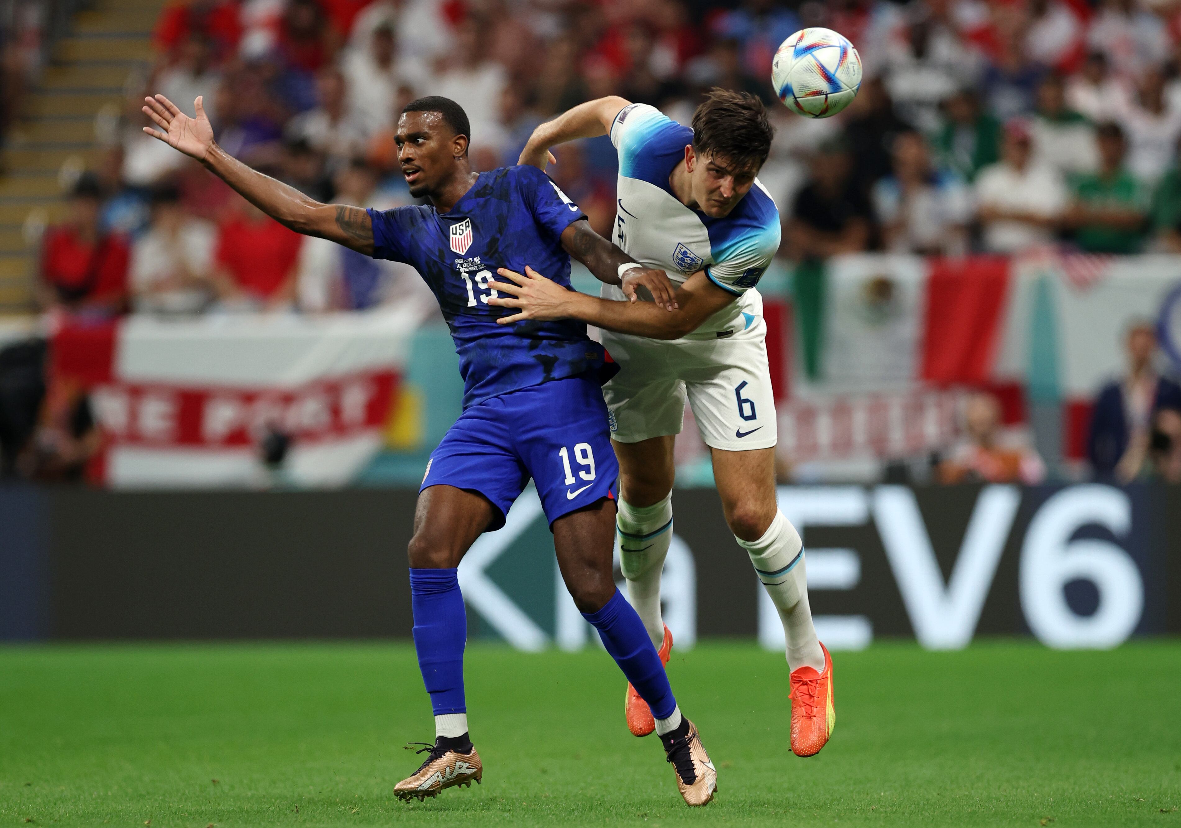 Inglaterra frente a Estados Unidos en Qatar 2022. (Photo by Eddie Keogh - The FA/The FA via Getty Images)