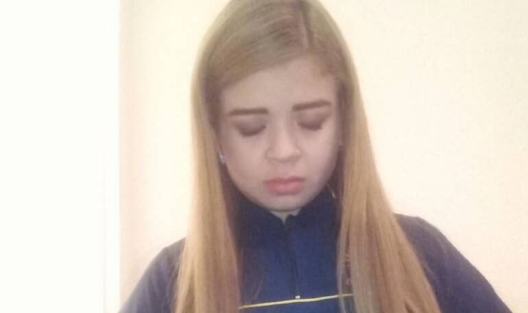 Foto enviada por los secuestradores a la familia. 