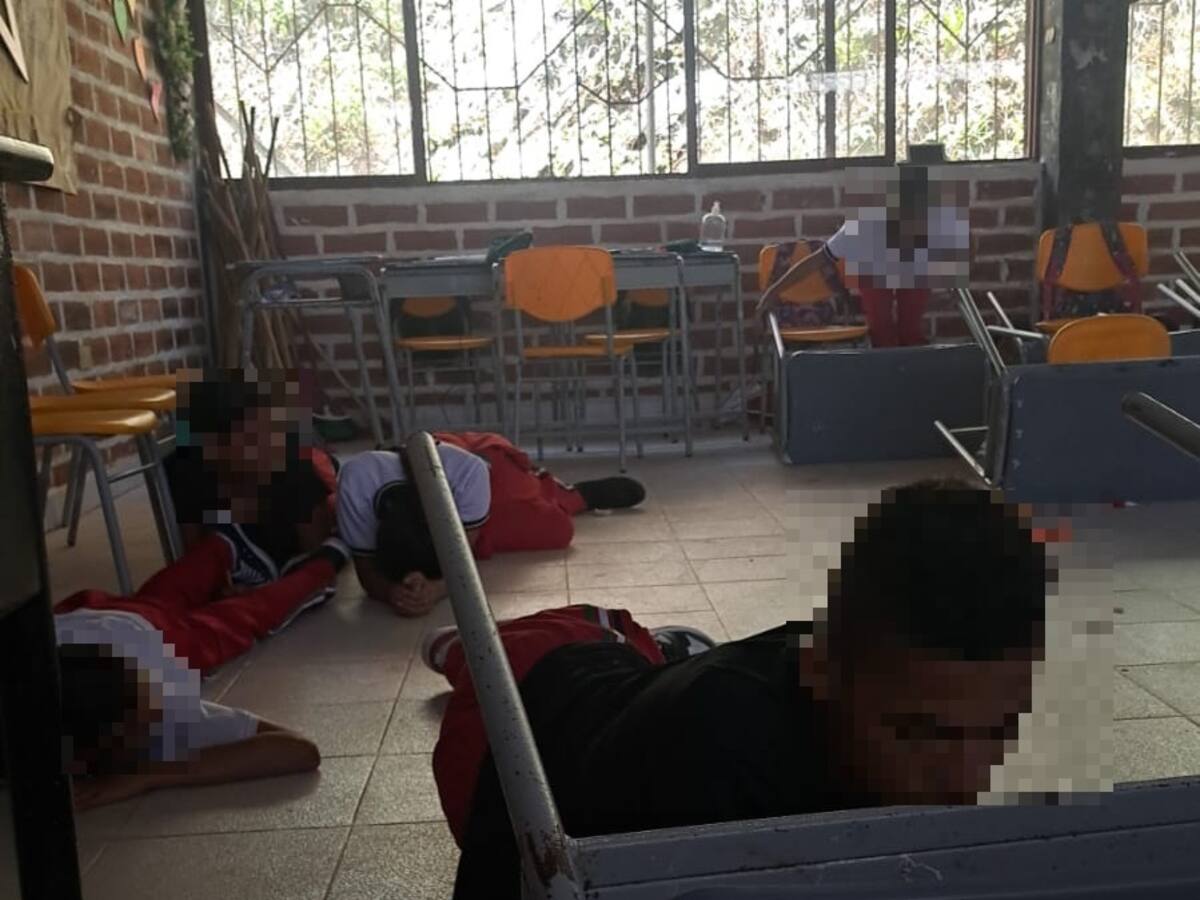 Briceño: denuncian que estudiantes estuvieron en riesgo durante operativo de ejército