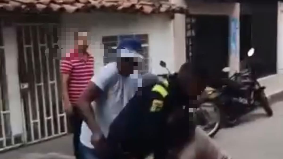 Riña terminó en enfrentamiento con la Policía y dejó dos capturados en el oriente de Cali