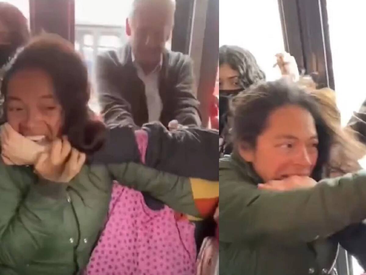 Video: Nuevo caso de riña en TransMilenio, esta vez se fue a mordiscos