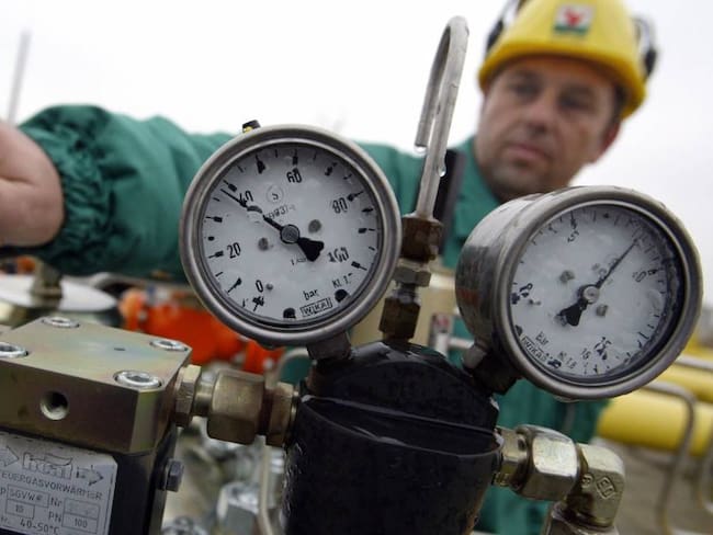 Operador de la compañía de gas rusa, Gazprom.  Foto: Getty 