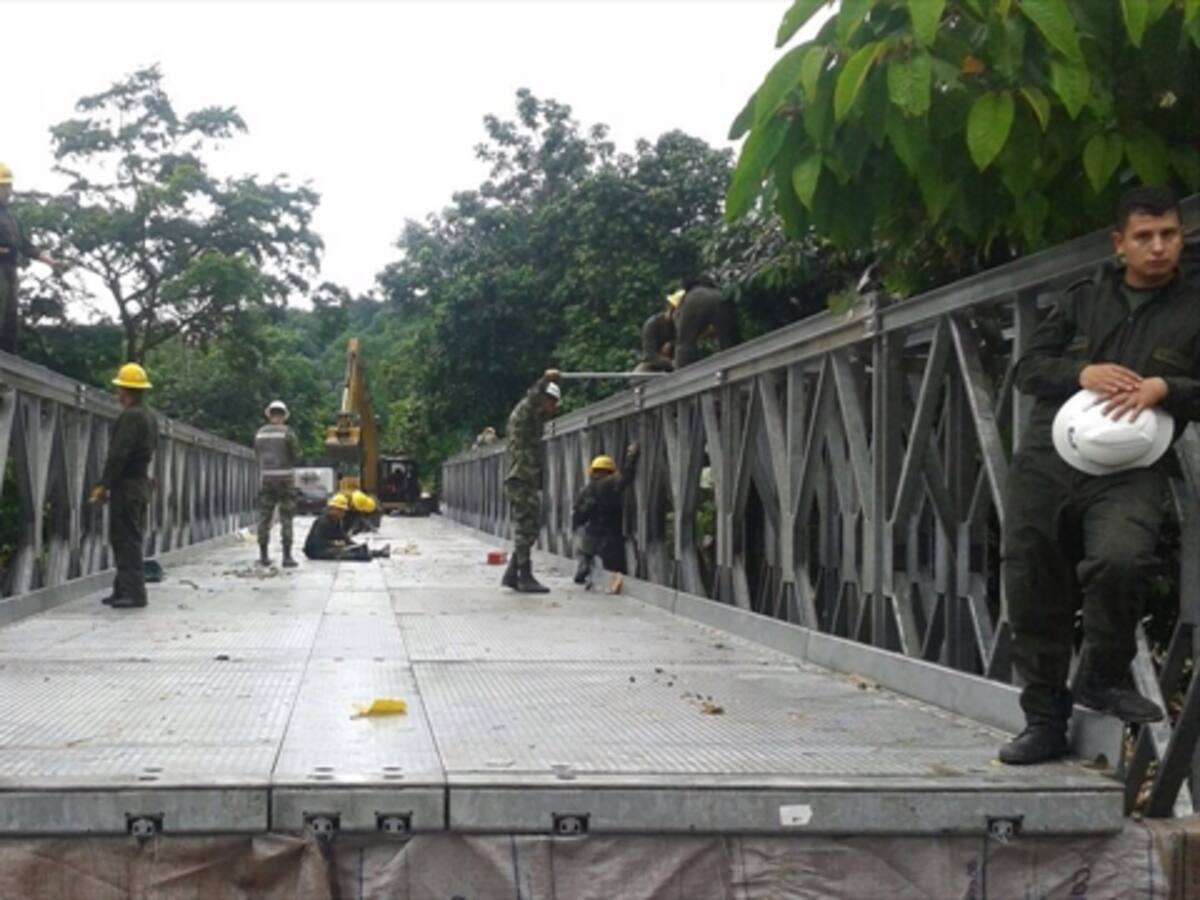 ​Ejército habilita puente entre Arauca y Boyacá