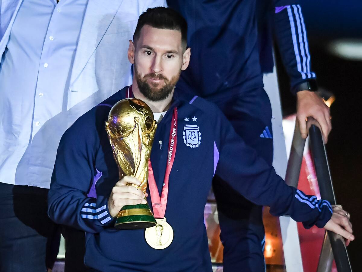 Lionel Messi, el mejor jugador del Mundial, ya descansa en su casa en Rosario