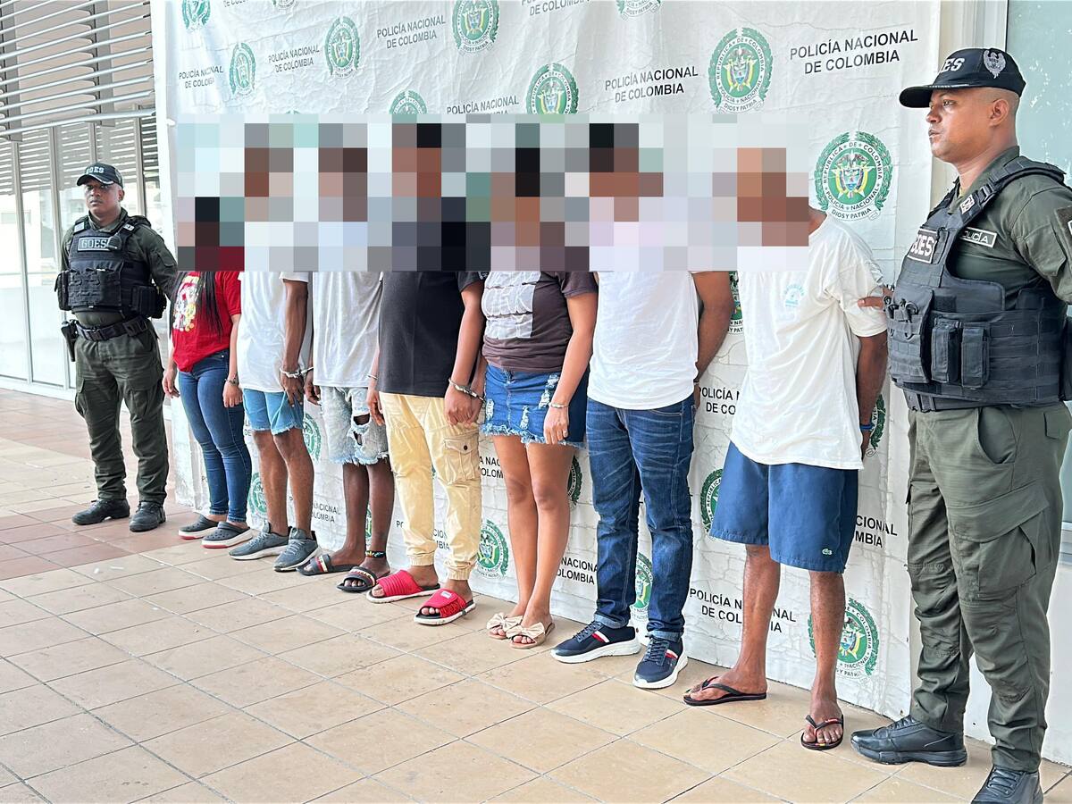 Policía esclarece 15 homicidios tras captura de 7 presuntos miembros del Clan del Golfo en Cartagena
