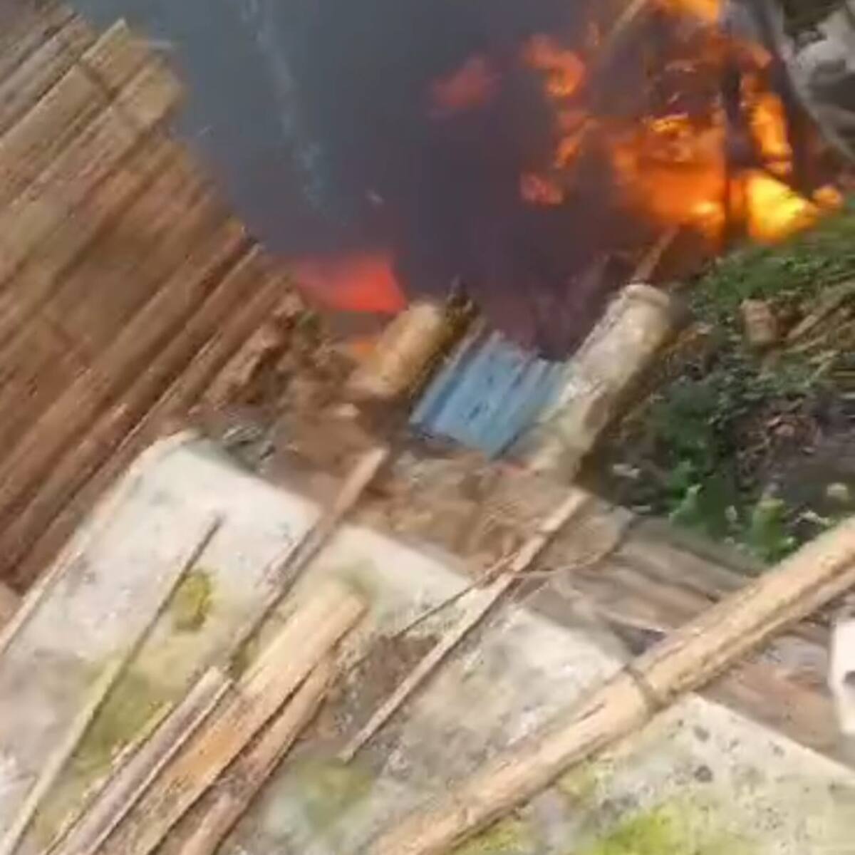 Una vivienda fue consumida totalmente por incendio estructural en Armenia