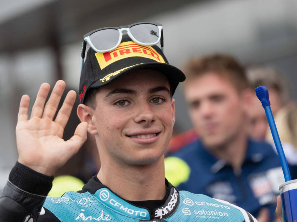 David Alonso ya piensa en el Moto2: “Está en un trabajo constante, preparándose”