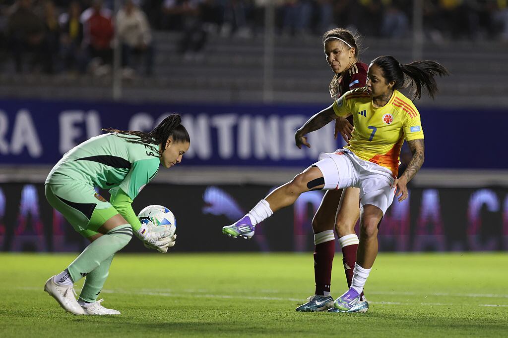 Colombia vs. Venezuela. (Photo by Franklin Jacome/Agencia Press South/Getty Images)