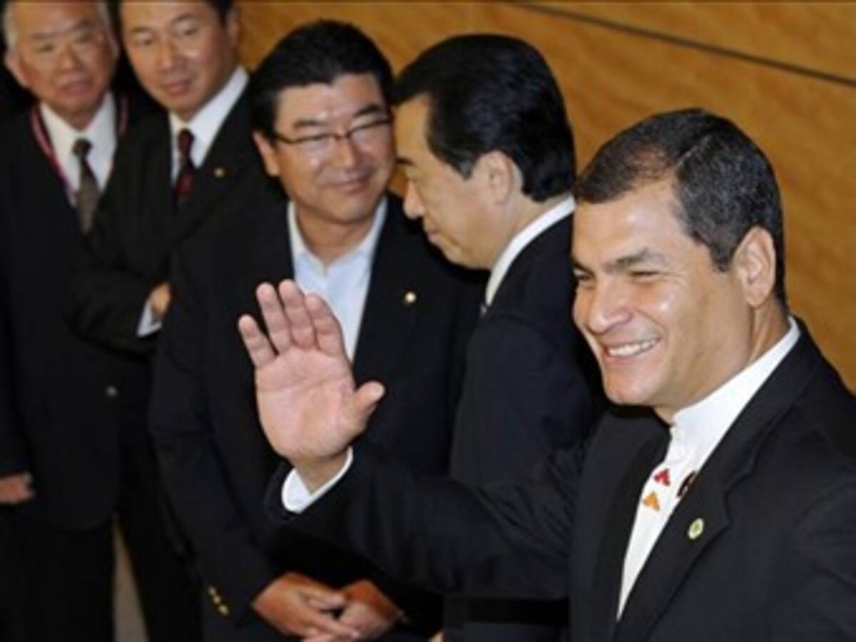 Correa quiere orientar Ecuador hacia Asia
