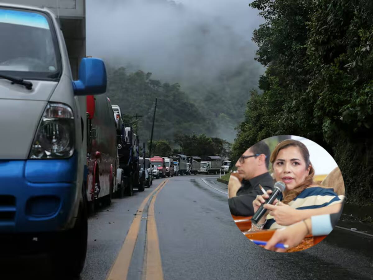 16 puntos críticos en la vía al llano y MinTransporte no avanza en estudios: gobernadora del Meta