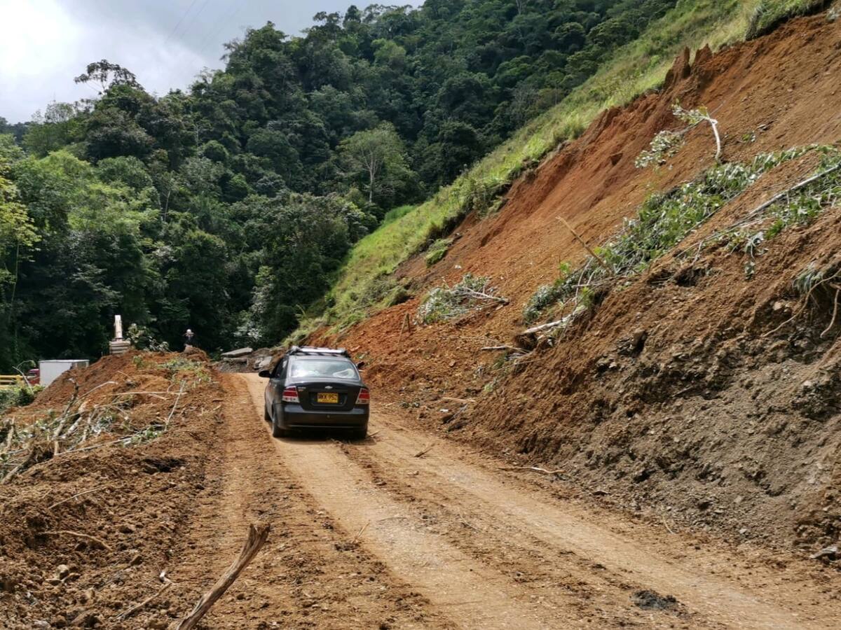 Habilitan vía Risaralda - Chocó con paso restringido y solo para vehículos livianos